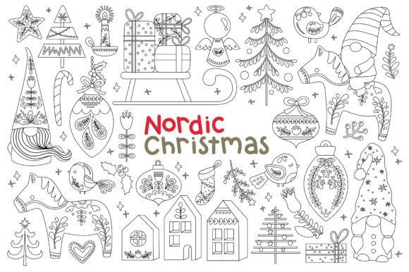A Designer's Review of Nordic Christmas Clipart for Embroidery