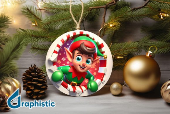 A Festive Elf: Branding with a Cute Christmas Graphic