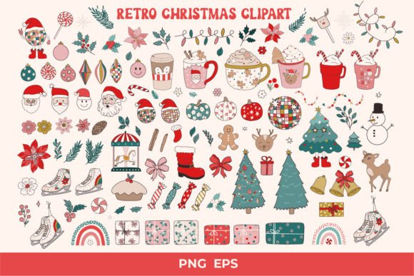 A Groovy Retro Christmas Embroidery Playground