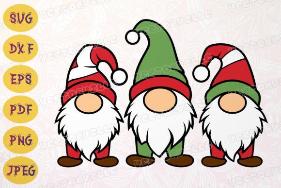 A Nordic Christmas Gnome SVG for Creative Blog Graphics