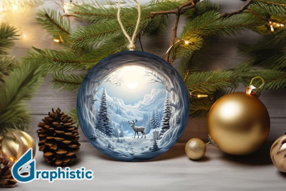 A Reindeer PNG Graphic for Festive Brand Illustrations