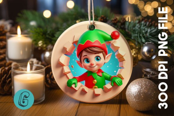Cute Elf Christmas Ornament Graphic: A Designer's Practical Review