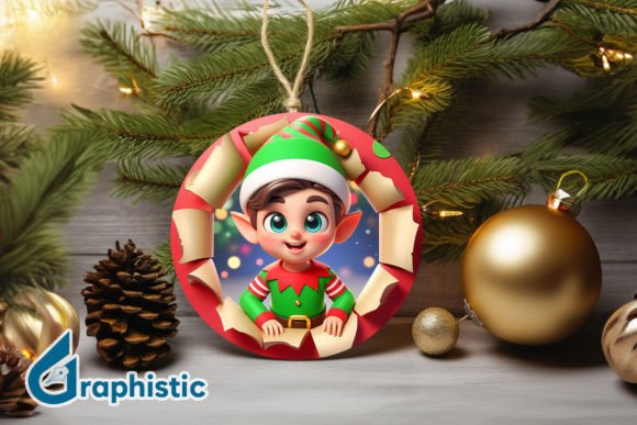 Cute Elf Graphics for Festive Handmade Illustrations