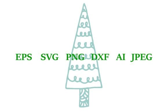 Practical Review: Boho Christmas Tree Doodle Graphics