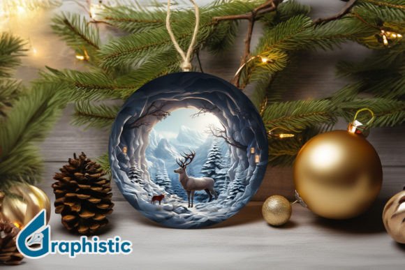 Reindeer Christmas Ornament PNG: A Holiday Graphics Review