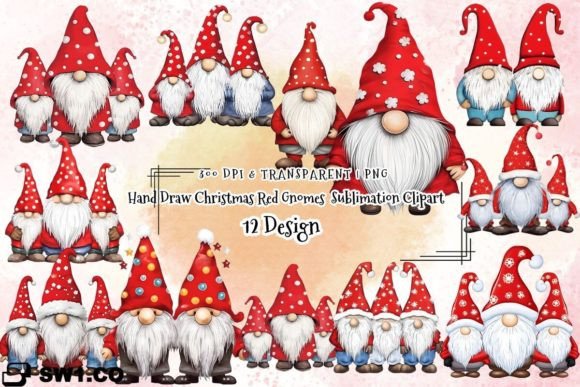 Reviewing Red Christmas Gnome Graphics for Blog Design