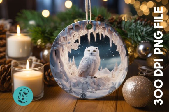 Reviewing the Cute Owl Christmas Ornament PNG Graphics
